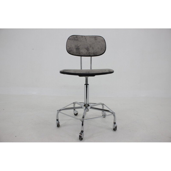 Image 1 of Vintage leren bureaustoel, Duitsland 1970