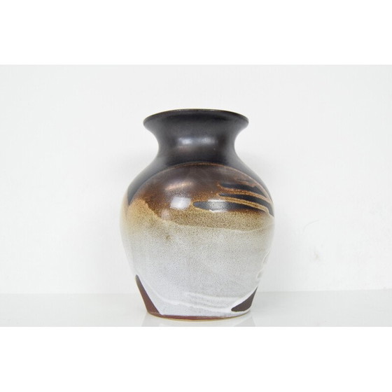 Image 1 of Mid Century keramische decoratieve vaas, Tsjecho-Slowakije 1960