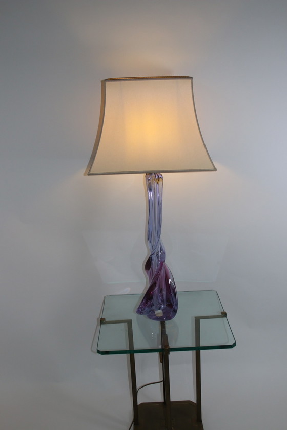 Image 1 of Val Saint Lambert Tafel Lamp