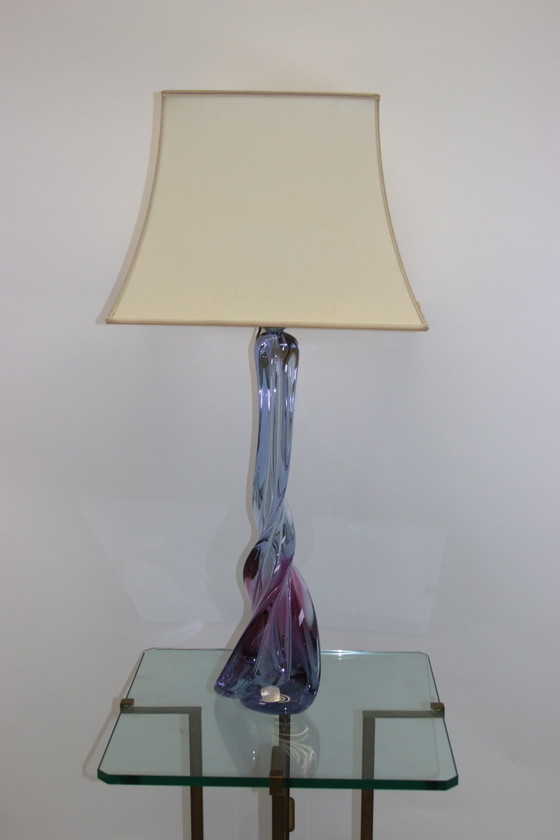 Image 1 of Val Saint Lambert Tafel Lamp