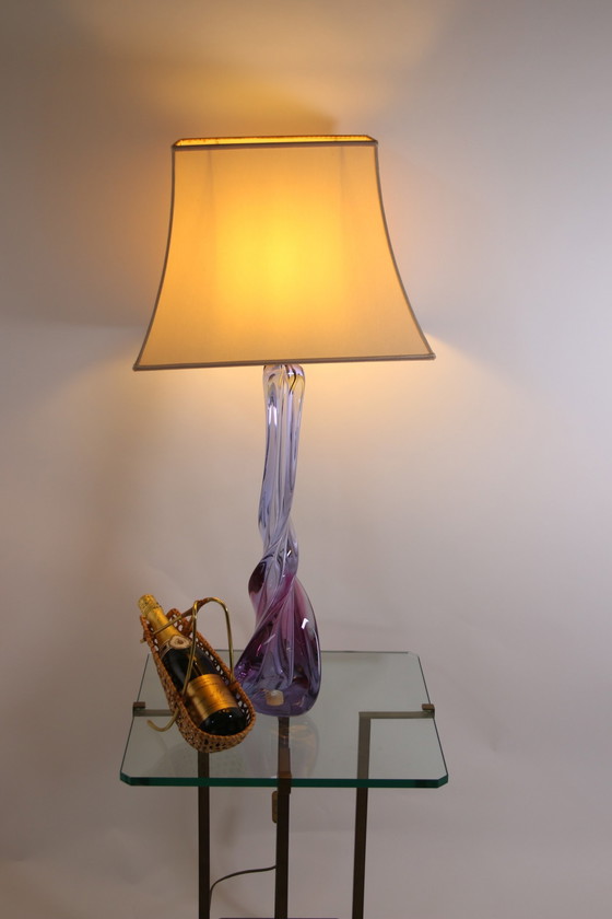 Image 1 of Val Saint Lambert Tafel Lamp