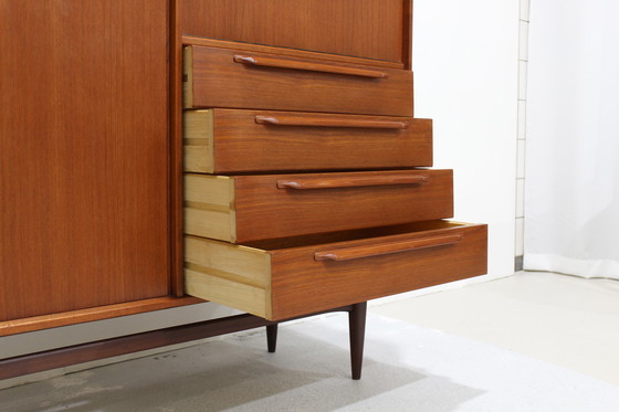 Image 1 of Vintage Design highboard, kast - Heinrich Rietsenpatt teak