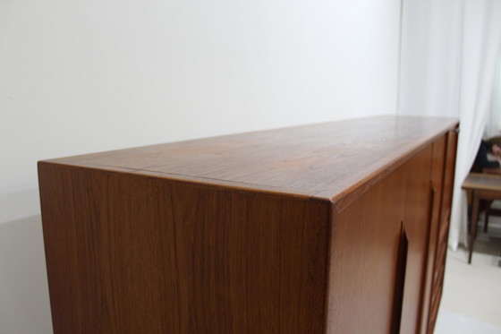 Image 1 of Vintage Design highboard, kast - Heinrich Rietsenpatt teak