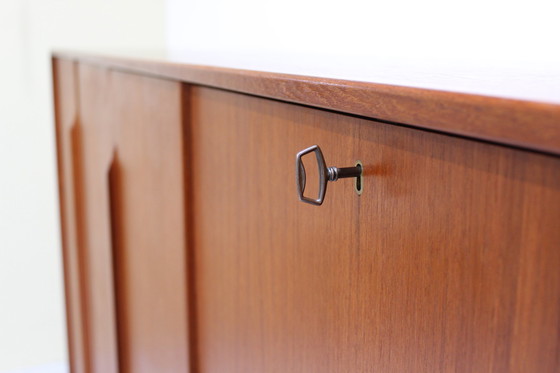 Image 1 of Vintage Design highboard, kast - Heinrich Rietsenpatt teak