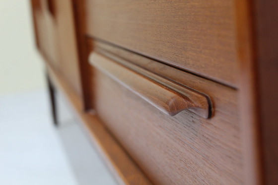 Image 1 of Vintage Design highboard, kast - Heinrich Rietsenpatt teak