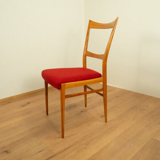 Image 1 of 1960 kersen eettafel met 6 stoelen