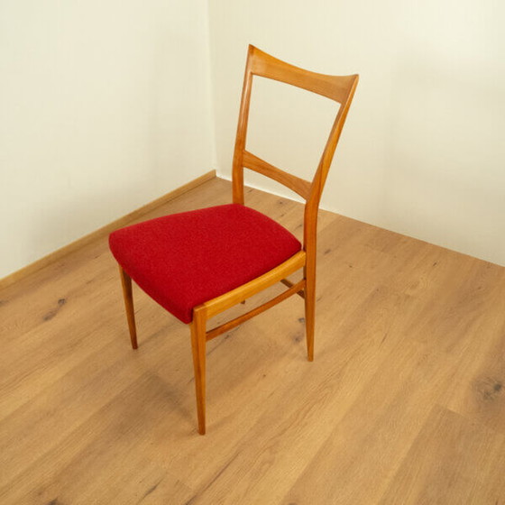 Image 1 of 1960 kersen eettafel met 6 stoelen