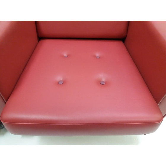 Image 1 of Paar vintage fauteuils in verchroomd metaal, Tsjecho-Slowakije 1970