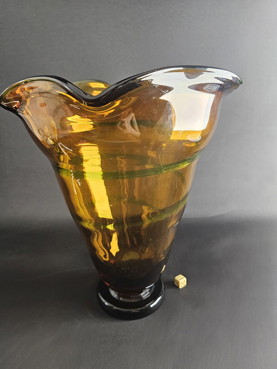 Image 1 of Unique Hand Blown Vase