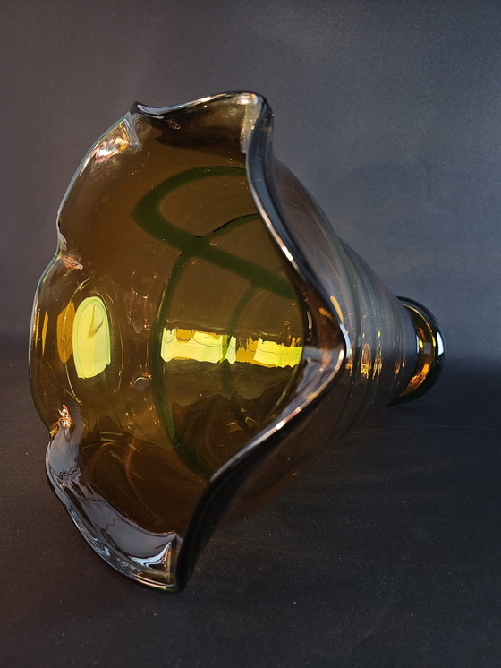 Image 1 of Unique Hand Blown Vase