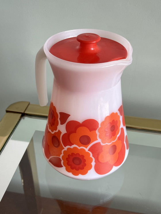 Image 1 of Vintage Arcopal France Lotus Kan Oranje 