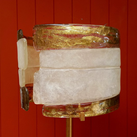 Image 1 of Murano Mazzego Vloerlamp - Jaren '80 - Hollywood Regency