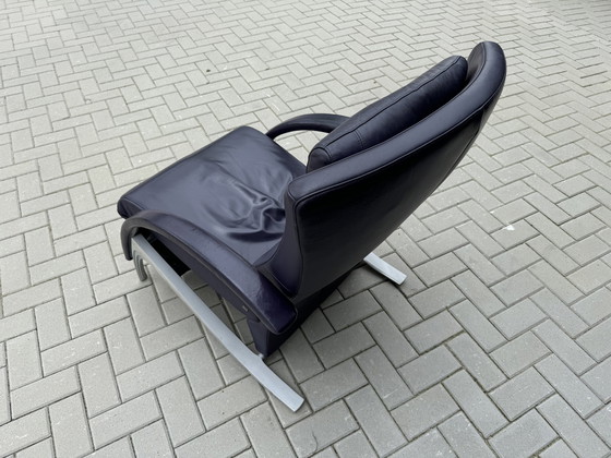 Image 1 of Rolf Benz Avola Fauteuil Paars Leer