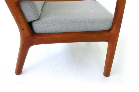 Image 1 of Ole Wanscher voor France & Son, "Senator" Mid Century Deense Teak Lounge Chair, nieuwe kussens, nieuwe hoes