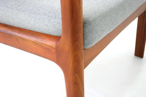 Image 1 of Ole Wanscher voor France & Son, "Senator" Mid Century Deense Teak Lounge Chair, nieuwe kussens, nieuwe hoes