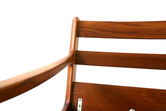 Image 1 of Ole Wanscher voor France & Son, "Senator" Mid Century Deense Teak Lounge Chair, nieuwe kussens, nieuwe hoes