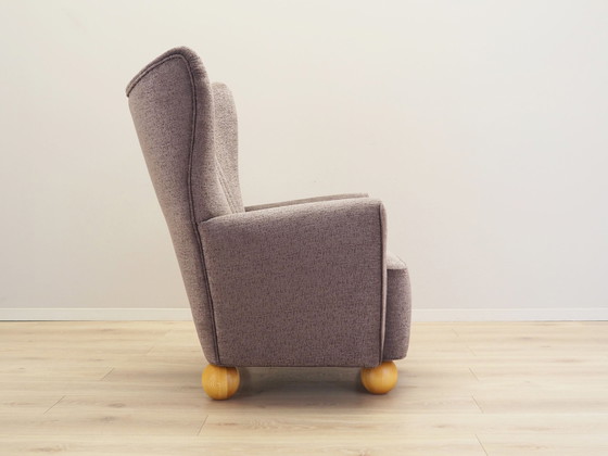 Image 1 of Grijze fauteuil, Scandinavisch ontwerp, Productie: Denemarken