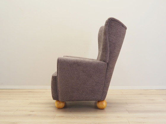 Image 1 of Grijze fauteuil, Scandinavisch ontwerp, Productie: Denemarken