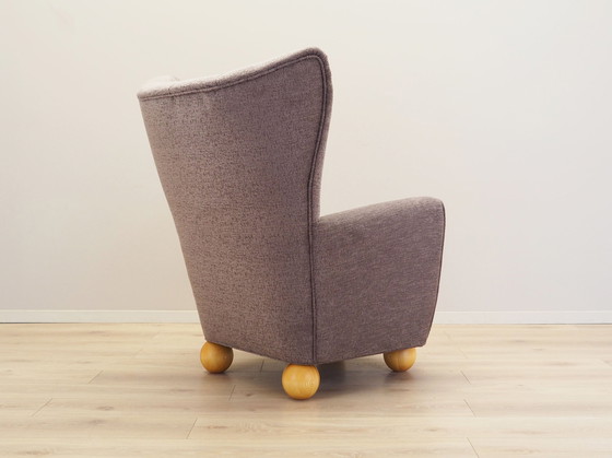 Image 1 of Grijze fauteuil, Scandinavisch ontwerp, Productie: Denemarken