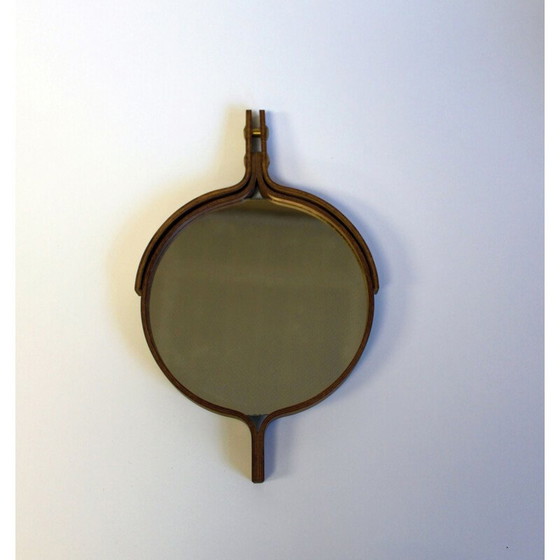 Image 1 of Vintage teakhouten spiegel van Bech & Starup voor Den Permanent Copenhagen, 1960