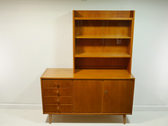 Image 1 of Vintage highboard / boekenkast / vitrinekast, jaren 60, Duitsland