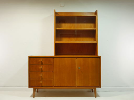 Vintage highboard / boekenkast / vitrinekast, jaren 60, Duitsland