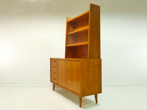 Image 1 of Vintage highboard / boekenkast / vitrinekast, jaren 60, Duitsland