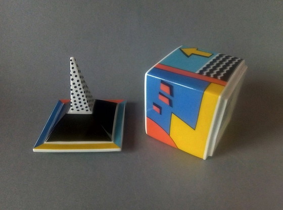 Image 1 of Postmoderne/Pop-Art Barbara Brenner 'Artist Box' Rosenthal Studio 1980'S