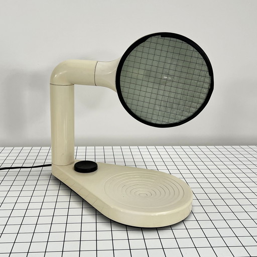 Drive bureaulamp van Adalberto Dal Lago voor Bieffeplast, 1970S