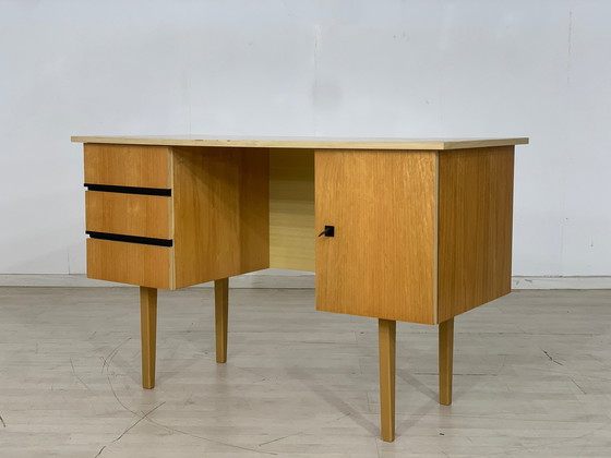 Image 1 of Mid Century bureau bureaustoel bureaustoel vintage