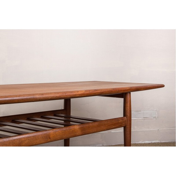 Image 1 of Vintage teakhouten salontafel door Grete Jalk voor Glostrup Mobelfabrik, Denemarken 1960