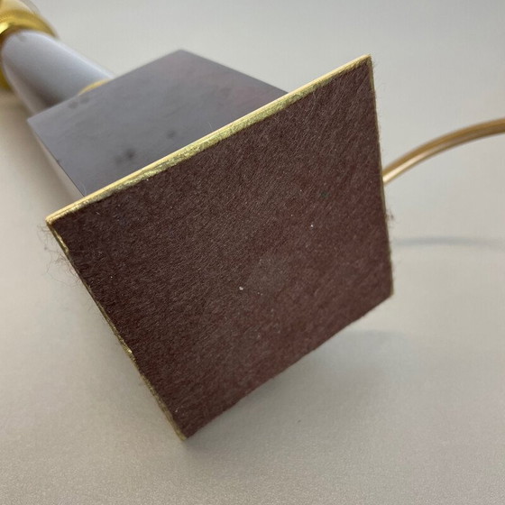 Image 1 of Vintage Catalina rood messing tafellamp, Italië 1960