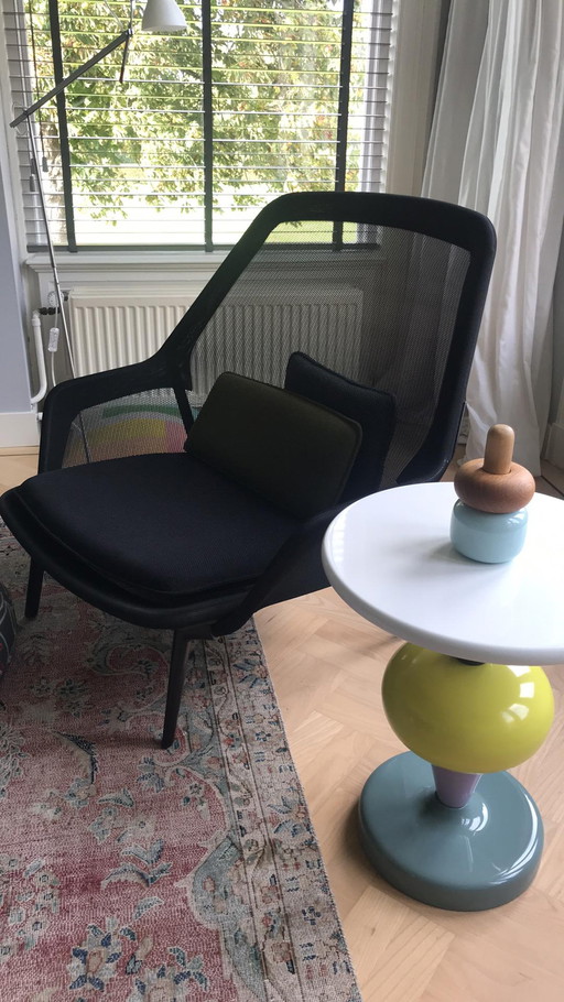 Vitra slow chair - zwart