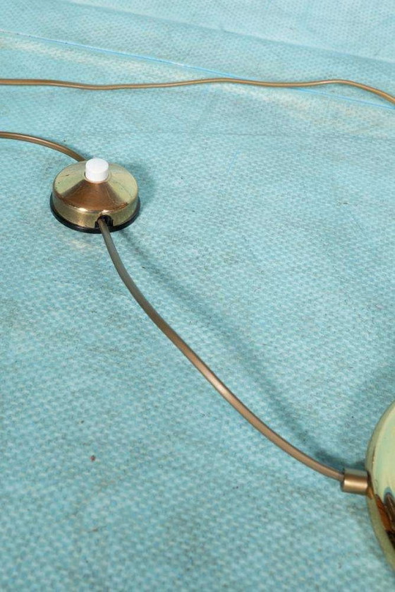 Image 1 of Vintage messing vloerlamp 70s