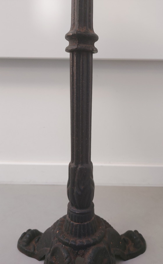 Image 1 of 2 Stuks Antieke Franse Pedestal Tafeltjes