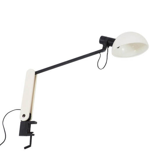 Image 1 of Vintage metalen en plastic scharnierende bureaulamp van Harvey Guzzini