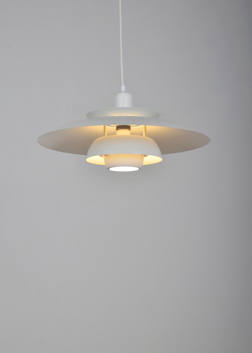 Deense schalen hanglamp van EL-Light, jaren '70