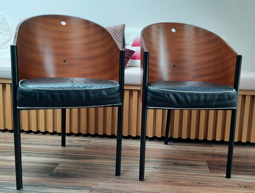 2x Philippe Starck Costes Stoelen