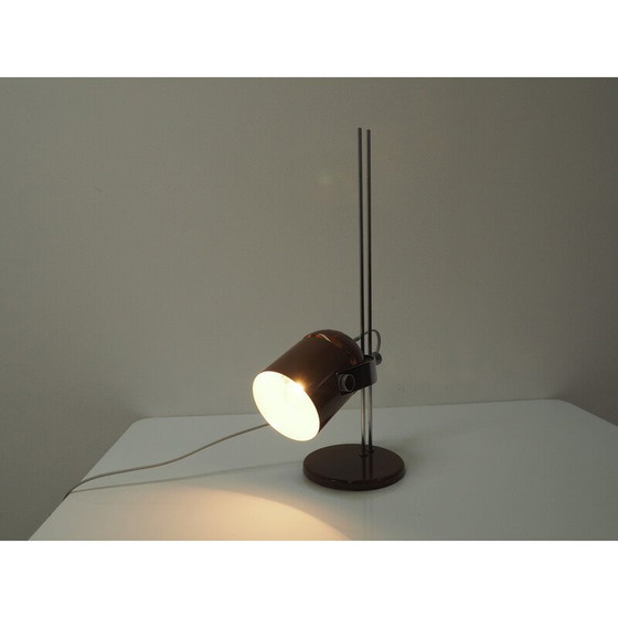 Image 1 of Vintage verstelbare metalen en chromen tafellamp van Stanislav Indra voor Combi Lux, Tsjecho-Slowakije 1970
