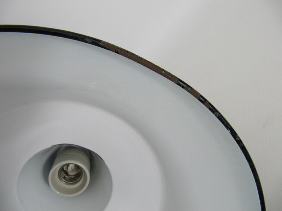 Image 1 of Geëmailleerde industriële plafondlamp