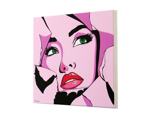 Schilderij - Tim Tilman - Pretty Woman - Pop Art - 2020