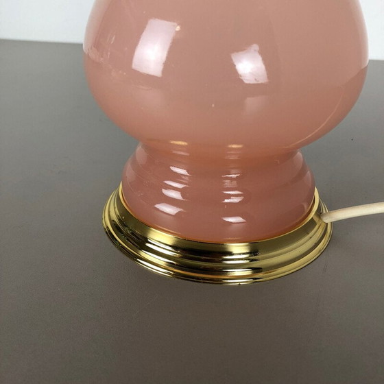 Image 1 of Vintage Nieuwe Oude Voorraad Opaline Murano Glas Tafelbureau Lamp Cenedese Vetri 1960