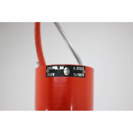 Image 1 of Vintage glazen kroonluchter van Drupol, Tsjecho-Slowakije 1970