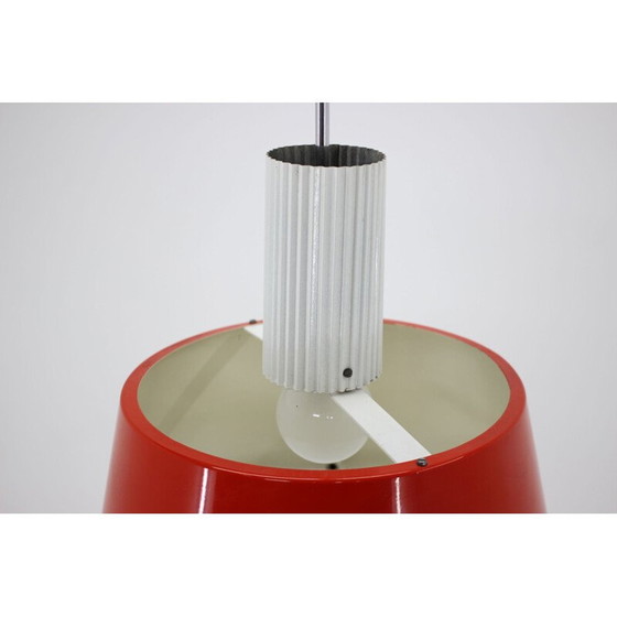 Image 1 of Vintage glazen kroonluchter van Drupol, Tsjecho-Slowakije 1970