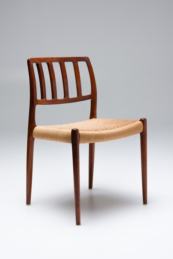 Image 1 of Set van 4 eetkamerstoelen - Model 83 - Niels O. Møller