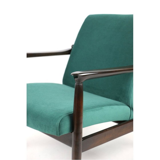 Image 1 of Vintage groene Gfm-64 fauteuil van Edmund Homa, 1970