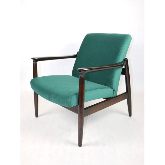 Image 1 of Vintage groene Gfm-64 fauteuil van Edmund Homa, 1970