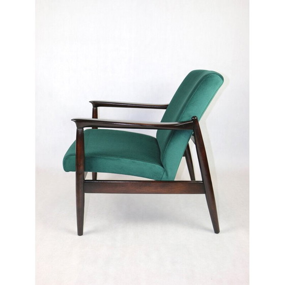 Image 1 of Vintage groene Gfm-64 fauteuil van Edmund Homa, 1970