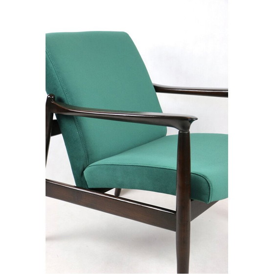 Image 1 of Vintage groene Gfm-64 fauteuil van Edmund Homa, 1970