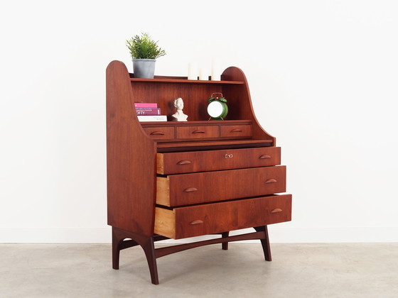 Image 1 of Teakhouten secretaire, Scandinavisch ontwerp, 1960S, Productie: Finland